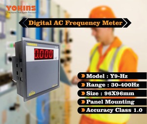 YOKIns Y9-Hz True RMS AC เครื่องวัดความถี่ 30-400Hz เครื่องวัดความถี่ดิจิตอล 15-600V ช่วงแรงดันไฟฟ้า 96x96 มม. จอแสดงผลแบบติดตั้งบนแผง - Product Image 4