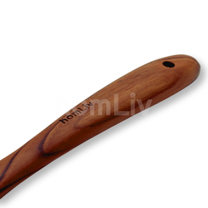 Cuillère à salade géante en bois de teck naturel OEM Angela, durable, écologique, sans peinture ni vernis, halal, personnalisable - Product Image 3