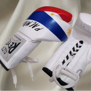 Guantes de boxeo Pacman de cuero de vaca profesional, empuñaduras de mano elásticas para artes marciales, entrenamiento gratuito, Muay Thai Pro Fighting - Product Image 3