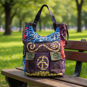 Sac hobo en coton pour femme - Product Image 3