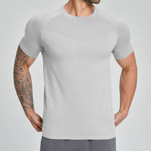 เสื้อยืดโอเวอร์ไซส์พิมพ์ลาย แห้งเร็ว คอกลม สำหรับออกกำลังกายและเล่นกีฬา แขนสั้น สำหรับผู้ชาย - Product Image 1