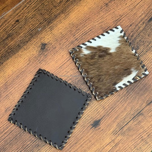 Juego de posavasos de té de cuero de vaca de pelo Premium, suave, personalizable, duradero y resistente al calor, perfecto para uso en Bar o cocina - Product Image 6