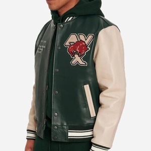 เสื้อแจ็คเก็ตหนัง Avirex USA Varsity รุ่น Retro Bison Patch Bomber - Product Image 6
