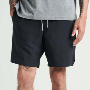 Short de sport unisexe à séchage rapide, taille élastique, style vintage, 100 % polyester, pour la course, la gym et le fitness - Product Image 5