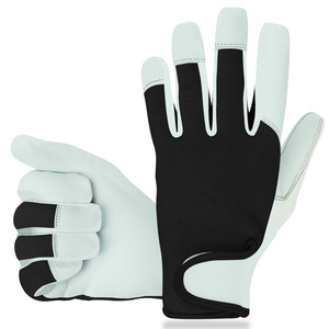 Full <b>Finger</b> Golf Goat Leather Gloves Blue White Polyester Non Slip Unisex Summer Pull Adjustable Wrist <b>Strap</b> High Quality - Product Image 6