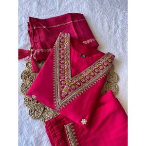 ผ้าไหมปักลายพื้นด้านล่างสุดหรูดูปองต้าแรนี - Product Image 5