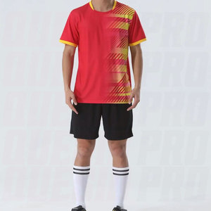 ชุดเสื้อฟุตบอลพิมพ์ลายพรีเมียมสำหรับผู้ชายผู้หญิงและเด็ก ชุดฟุตบอลแห้งเร็ว ระบายอากาศได้ดี ชุดกีฬา ชุดฝึกซ้อม ชุดทีม - Product Image 3