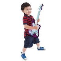 Guitare rock à piles tendance pour enfants de 3 ans et plus, type à cordes, musique intégrée, lumières colorées, matériau ABS, jouet éducatif 8