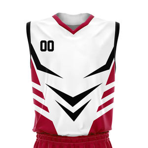 Uniforme de Baloncesto Personalizado al por Mayor, Transpirable, de Secado Rápido, 100% Poliéster, para Unisex, sin Mangas, para Entrenamiento - Product Image 4