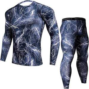 Combinaison de yoga personnalisée OEM imprimée par sublimation, manches courtes, ensemble 2 pièces écologique, design unisexe, tissu polyester et élasthanne, élastique - Product Image 6