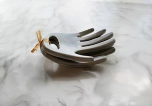 Juego de tenedor y cuchara para ensalada de madera, utensilios de madera natural, herramientas ecológicas para mezclar ensaladas en la cocina, utensilios de cocina naturales. - Product Image 5