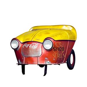 Unidad de exhibición de hierro Gaddi hecha a mano de estilo antiguo, muebles de Metal ligero para exteriores para hoteles y escuelas para almacenamiento en la sala de estar - Product Image 1