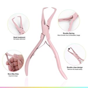 Stainless Steel Strong Hold Hair <b>Extension</b> <b>Beading</b> Kit Micro Link Pliers Pulling Hook Regal Impex - Product Image 6