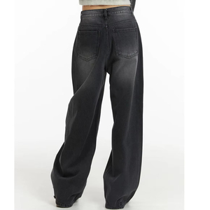 Vaqueros Desgastados de Moda para Hombre, Estilo Urbano, Pantalón Vaquero Vintage, Acabado Lavado Ácido de Alta Calidad, Etiqueta Personalizada, Proveedor Mayorista - Product Image 3
