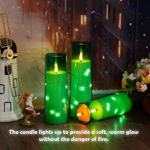 Candele LED Senza Fiamma a 5 Pezzi per un'Atmosfera Romantica, con Timer, in Acrilico Stabile, Effetto Sfarfallio per un Ambiente Accogliente - Product Image 2