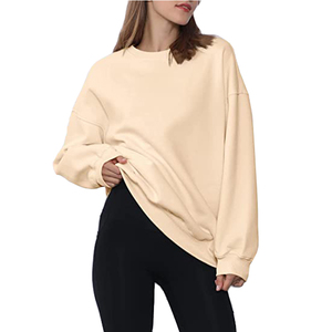 Sudadera con capucha de felpa francesa gruesa de estilo urbano, hombros caídos, lisa, personalizable con bordado, cuello redondo, oversize - Product Image 3