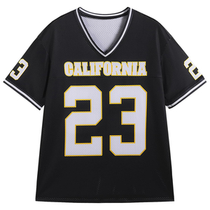 Camiseta deportiva de malla sublimable personalizada, transpirable, de secado rápido, para fútbol, baloncesto, gimnasio, uniforme de running. - Product Image 6