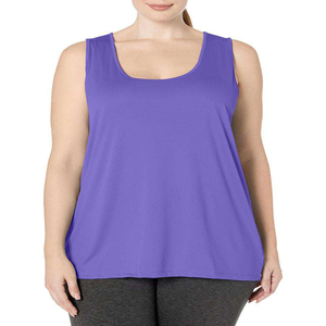 Camiseta sin Mangas Casual de Verano para Mujer, Tallas Grandes, Servicio OEM, Secado Rápido, Ecológica, Transpirable, 100% Algodón - Product Image 1