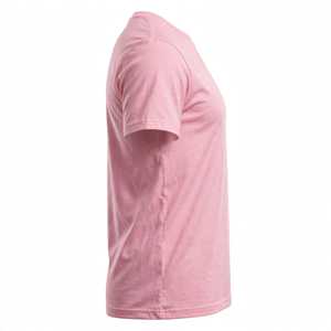 Vente directe usine – T-shirt homme à manches courtes, col ras du cou, logo avant, polyester respirant, coupe décontractée, 320g, imprimé numérique - Product Image 4