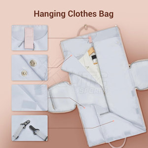 Sac de voyage pliable multifonctionnel sur mesure de haute qualité, grande capacité, avec fermetures éclair, pour voyages d'affaires - Product Image 5