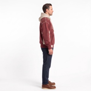 Sudadera con Capucha y Cremallera Unisex de Algodón Sólido French Terry, Corte Regular, Casual, Invierno, Ecológica, Estilo Universitario - Product Image 2