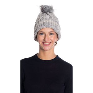 Gorro de Invierno para Mujer con Pompón, Tejido, Accesorios Deportivos de Invierno - Product Image 6