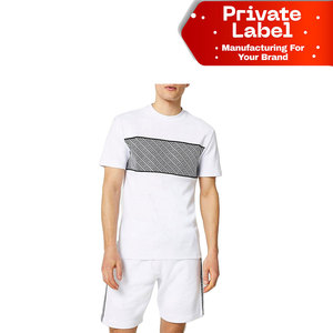 Ensemble de shorts décontractés élégants pour hommes en gros – Polo tricoté 2 pièces – Tenue de luxe d'été personnalisable OEM pour hommes - Product Image 1