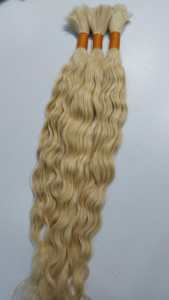 ผมต่อแบบเส้นใหญ่สีบลอนด์ 613 ผมแท้ 100% เรมี่  แบบย้อมสี  ผมแบบเส้นใหญ่ Arrow Exim ขายส่ง คุณภาพสูง - Product Image 5