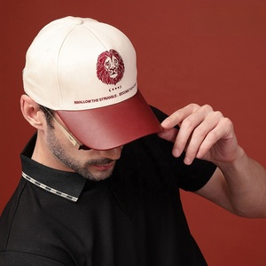 Casquette personnalisée brodée en 3D à deux tons pour hommes, casquette de baseball à visière contrastée, vente en gros OEM BD - Product Image 6