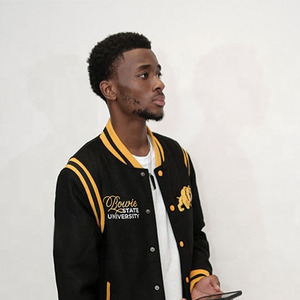 Veste universitaire élégante style Letterman, imperméable, coupe-vent, col montant, confortable pour l'hiver, corps en laine, style streetwear pour hommes - Product Image 4