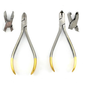 Pince perforatrice ergonomique à 3 mâchoires pour gaine dentaire, argentée, certifiée CE Classe I, perforateur orthodontique dentaire pour - Product Image 5