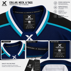 Camisetas de Hockey sobre Hielo X Sports City, Cuello en V, Sublimadas, Absorben la Humedad, Secado Rápido, Transpirables, 100% Poliéster, para Hombre Adulto, Sin Mangas - Product Image 5