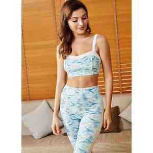 ชุดโยคะแบบร่อง 4 ชิ้น รุ่นใหม่ปี 2026 ขายส่ง ชุดออกกำลังกาย เสื้อผ้ากีฬา ชุดฟิตเนสสำหรับผู้หญิง ชุดออกกำลังกาย - Product Image 5