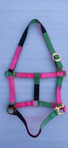 Classic Lightweight Poly Propylene Nubuck Padded Customize Nylon Horse Halter Zinc Brass Hardware Sizes - Product Image 4