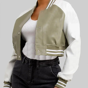Chaqueta Varsity Personalizada Premium, Chaqueta de Béisbol Letterman, de Lana y Cuero, Estilo Urbano, Bordada, Proveedor de Fábrica OEM, Desmontable - Product Image 2