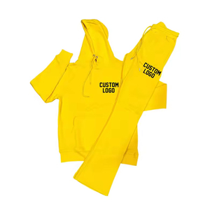 Conjunto Deportivo Informal de Algodón para Hombre, Unisex, al por Mayor, con Logotipo Personalizado, Transpirable, para Exteriores en Invierno, Diseño Único - Product Image 1
