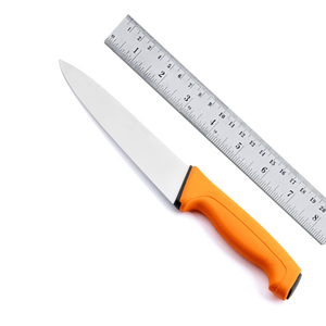 UM STEEL Handmade Damascus Steel Chef <b>Knife</b> 440C Stainless Steel Blade 7-Inch Leather Sheath High-Polish Finish Adjustable Hand - Product Image 2