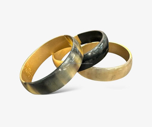 Bonne qualité Nouveau design Ox Horn Bangles Jewelry Natural Horn Color Bangle Bracelet et Best Design Bangle Horn Bracelet - Product Image 6