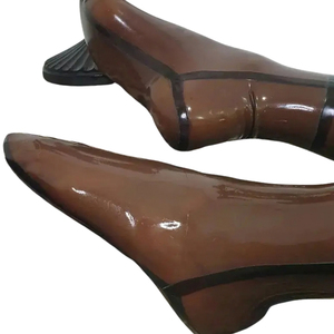 Pantimedias opacas por encima de la rodilla para mujer, de color sólido, sin costuras, de spandex y poliéster, estilo sexy, para usar en todas las estaciones. - Product Image 4