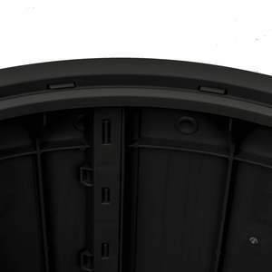 Caja de Almacenamiento para Jardín de Polipropileno Negro, 26.6 x 26.6 x 17.3 Pulgadas - Product Image 6