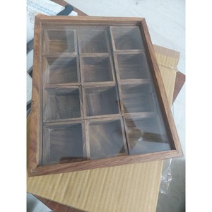 ชั้นวางเครื่องเทศไม้กระถินณรงค์ 12 ช่อง สำหรับจัดเก็บในครัว ขายส่ง - Product Image 4