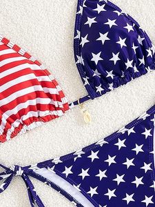 Two Piece Spandex/Nylon Halter Neck Floral Print Bikini Set with <b>V</b>-<b>Strings</b> Beach Bath Dress - Product Image 6