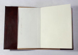 Antique Cherry Red Genuine Leather Journal Handmade <b>A6</b> Agenda With Recycled Cotton Paper Goat TC Refillable Office Style <b>Diary</b> - Product Image 4