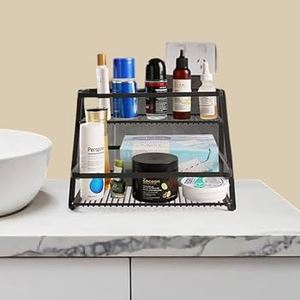 Unicorn Handicrafts Premium Metal and Wood Home Storage <b>Organizer</b> for <b>Desk</b> Kitchen Bathroom Office Accessories - Product Image 2