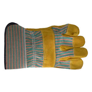 Gants de travail en cuir longs résistants à la chaleur personnalisés avec manchette de sécurité, légers, durables, de qualité supérieure, service OEM, Pakistan - Product Image 6