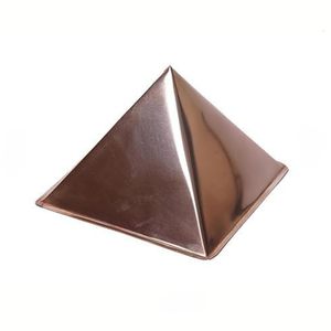 Pirámide Decorativa de Cobre para Sanación Espiritual, Decoración de Centros de Meditación, Vibración Positiva y Alivio del Estrés - Product Image 5