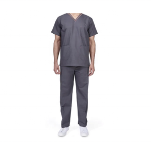 Vente en gros d'usine : Tenues médicales confortables pour hommes, blouses d'infirmier en tissu Spandex, couleur et design personnalisables - Product Image 3