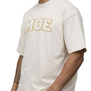 Custom Logo Branding Cotton Streetwear Tee Relaxed Fit Crew Neck <b>Men</b>’s T-<b>Shirt</b> <b>for</b> Private Label OEM Wholesale Manufacturing - Product Image 3