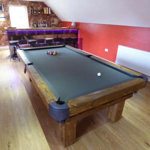 Table de billard de luxe avec structure en bois massif, design personnalisable et finition intérieure haut de gamme - Product Image 4