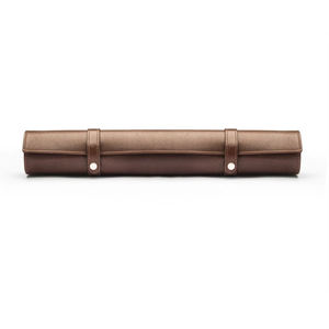 Roll-Up Leather <b>Backgammon</b> <b>Set</b> with Dice and Counters Foldable Game Board for Outdoor Party Play - Product Image 4